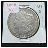 1921-S Morgan Silver Dollar