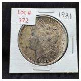 1921 Morgan Silver Dollar