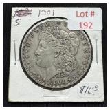 1901-S Morgan Silver Dollar