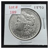 1890 Morgan Silver Dollar