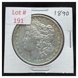 1890 Morgan Silver Dollar