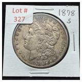 1878-S Morgan Silver Dollar