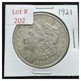1921 Morgan Silver Dollar