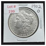 1902-O Morgan Silver Dollar