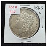 1885-O Morgan Silver Dollar