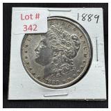 1889 Morgan Silver Dollar