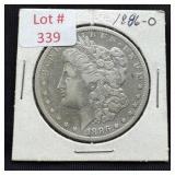 1886-O Morgan Silver Dollar