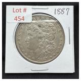 1887 Morgan Silver Dollar
