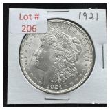 1921 Morgan Silver Dollar