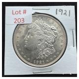 1921 Morgan Silver Dollar