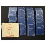 Empty Coin Books & Money Bags