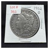 1902-O Morgan Silver Dollar