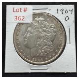 1904-O Morgan Silver Dollar