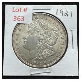 1921 Morgan Silver Dollar