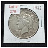 1923 Peace Silver Dollar