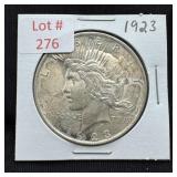1923 Peace Silver Dollar