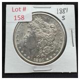 1881-S Morgan Silver Dollar