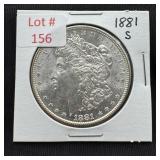 1881-S Morgan Silver Dollar