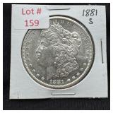 1881-S Morgan Silver Dollar