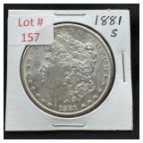 1881-S Morgan Silver Dollar