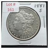 1881-S Morgan Silver Dollar