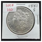1881-S Morgan Silver Dollar