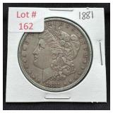 1881 Morgan Silver Dollar
