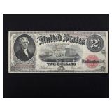 1917 Series $2 Large Size Silver Cerficate