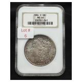 1884-O Morgan Silver Dollar (Graded MS-64)