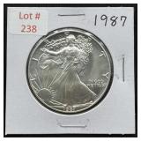 1987 Silver Eagle - 1 oz Fine Silver