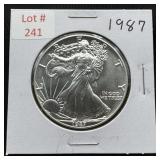 1987 Silver Eagle - 1 oz Fine Silver