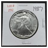 1987 Silver Eagle - 1oz Fine Silver
