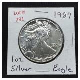 1987 Silver Eagle - 1oz Fine Silver