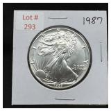 1987 Silver Eagle - 1oz Fine Silver