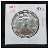 1987 Silver Eagle - 1oz Fine Silver