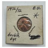 Rare 1972 Double Die Penny