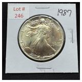 1987 Silver Eagle - 1 oz Fine Silver