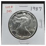 1987 Silver Eagle - 1 oz Fine Silver