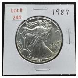 1987 Silver Eagle - 1 oz Fine Silver