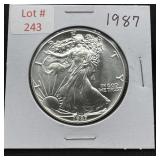 1987 Silver Eagle - 1 oz Fine Silver