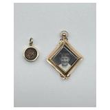 14kt Gold Pendants - 8.0 dwt
