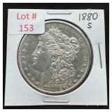 1880-S Morgan Silver Dollar