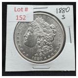 1880-S Morgan Silver Dollar
