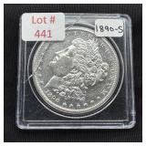1890-S Morgan Silver Dollar