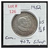 1952 Commemorative Silver Half Dollar