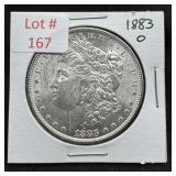 1883-O Morgan Silver Dollar
