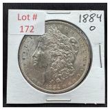 1884-O Morgan Silver Dollar