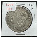 1897-O Morgan Silver Dollar