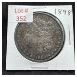 1898 Morgan Silver Dollar