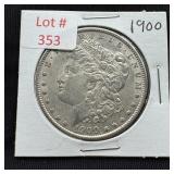 1900 Morgan Silver Dollar